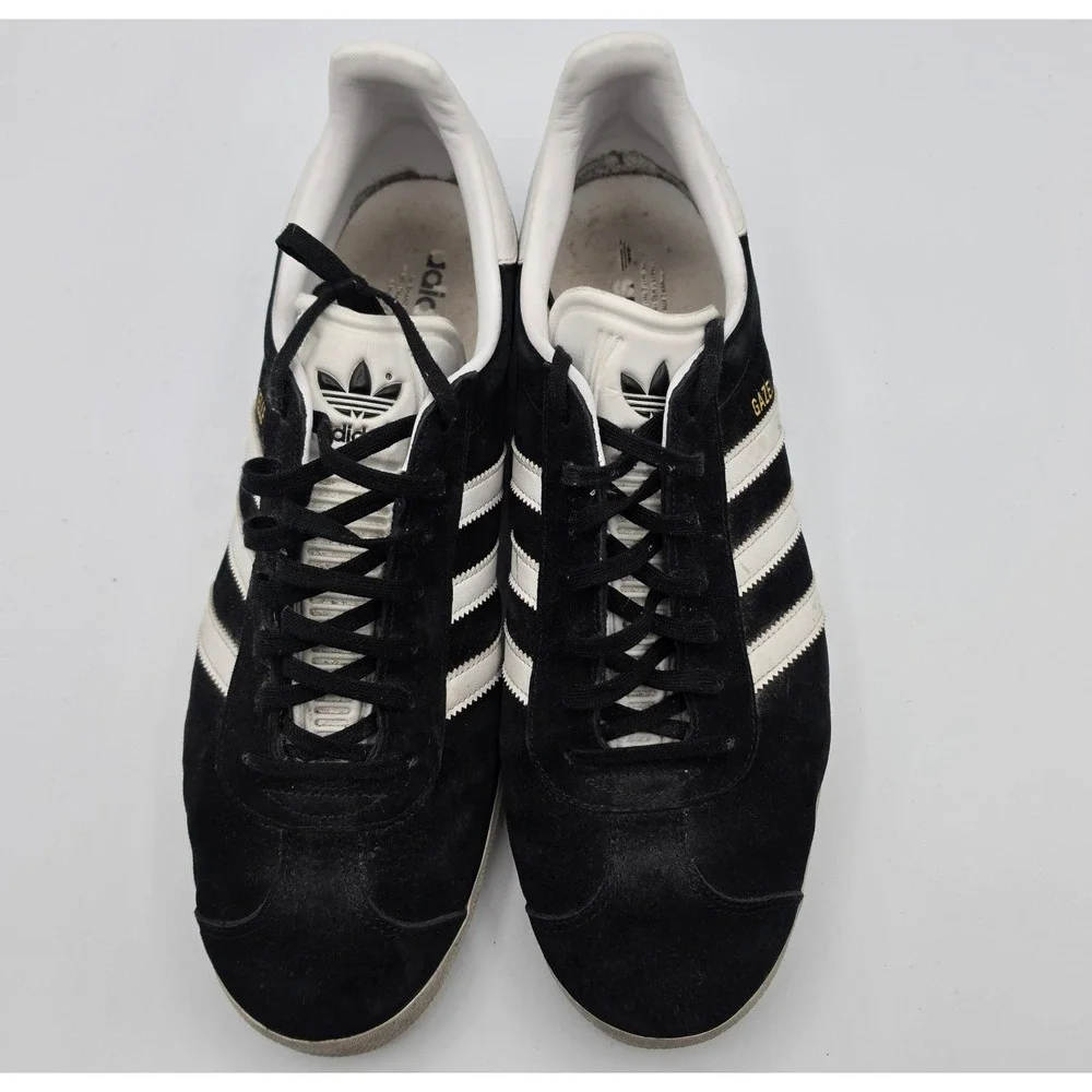Adidas Gazelle‎ Sneakers Mens 13.5 Black Good Suede Low Top BB5476